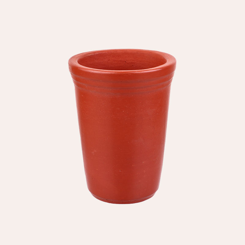 Clay Water Glass