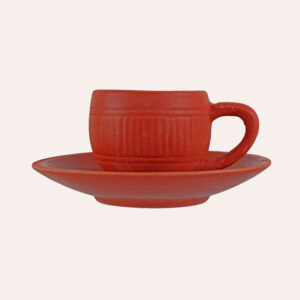 Clay Cup & Saucer