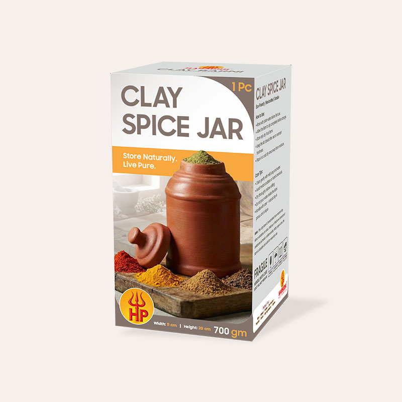 Clay Spice Jar - Image 2
